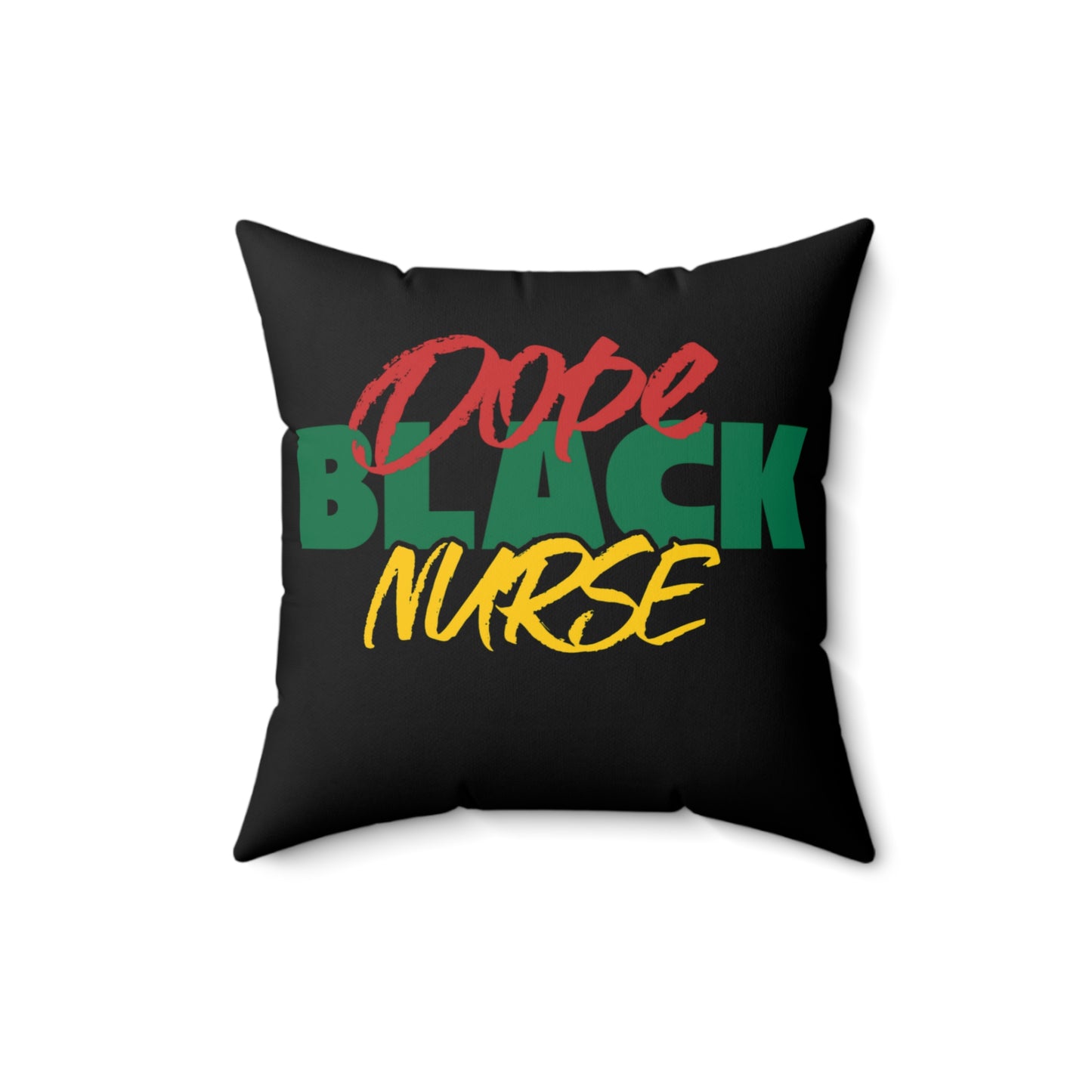 Dope Black Nurse Indoor Pillow, Nursing Student Unique Home Decor, Nurse Appreciation Gift