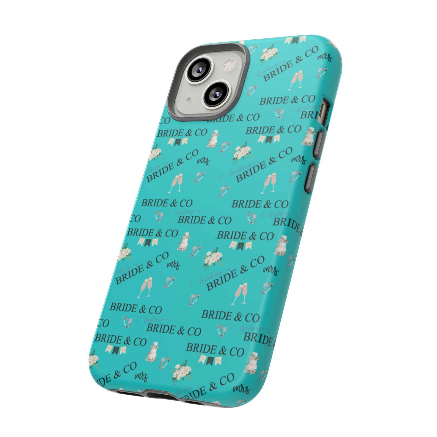 Tiffany Robins Egg Blue Tough iPhone Case, Bridal Tiffany Phone Case Blue Bride Phone Case