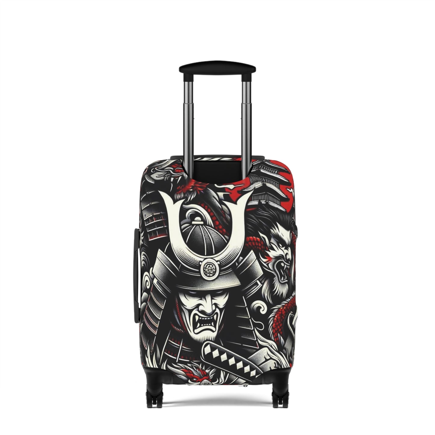 Samurai Warrior Luggage Cover, Japanese Art Design,Travel Protector