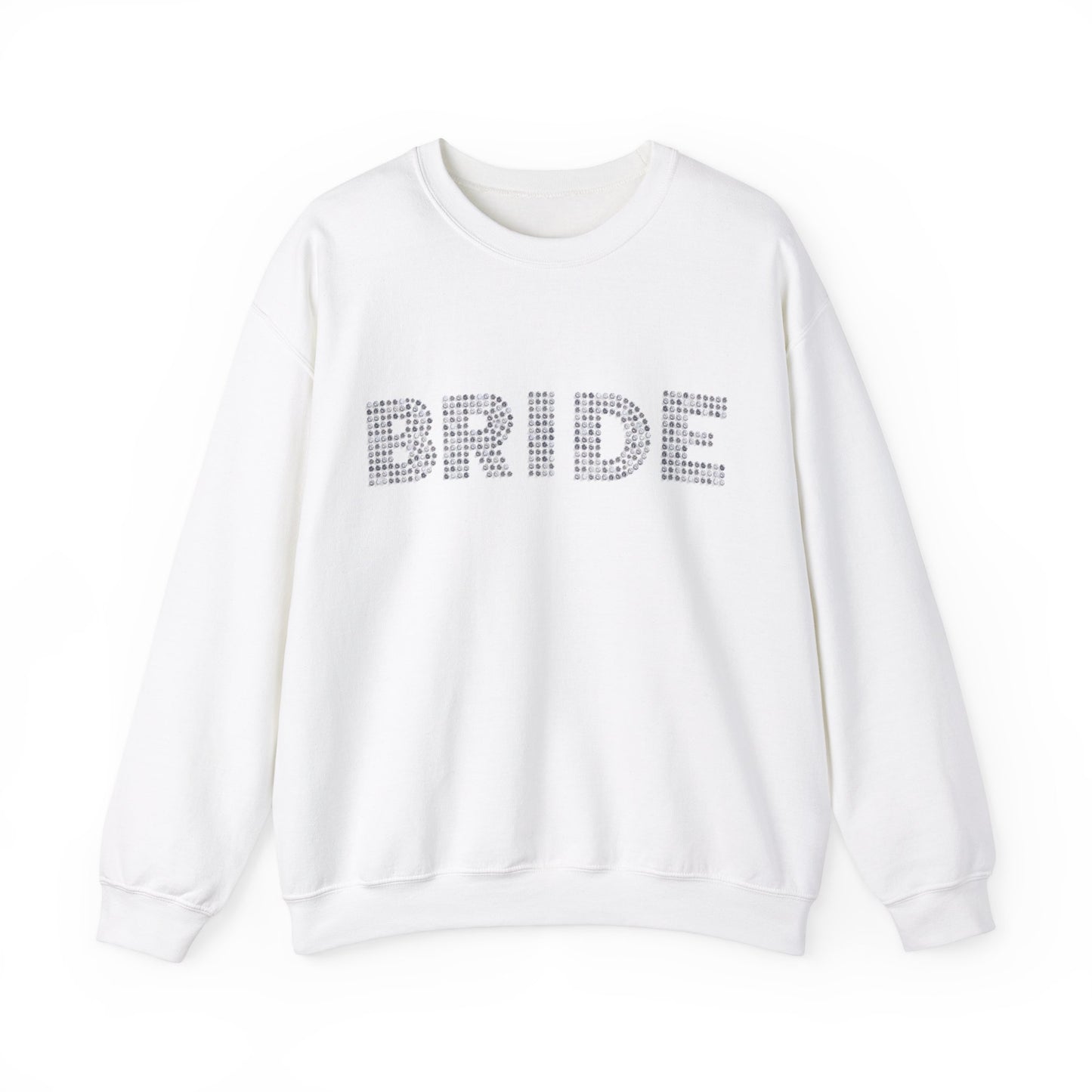 Diamond Print Bride Women's Crewneck Sweatshirt,  Shimmering Elegance Bride To Be Sweatshirt