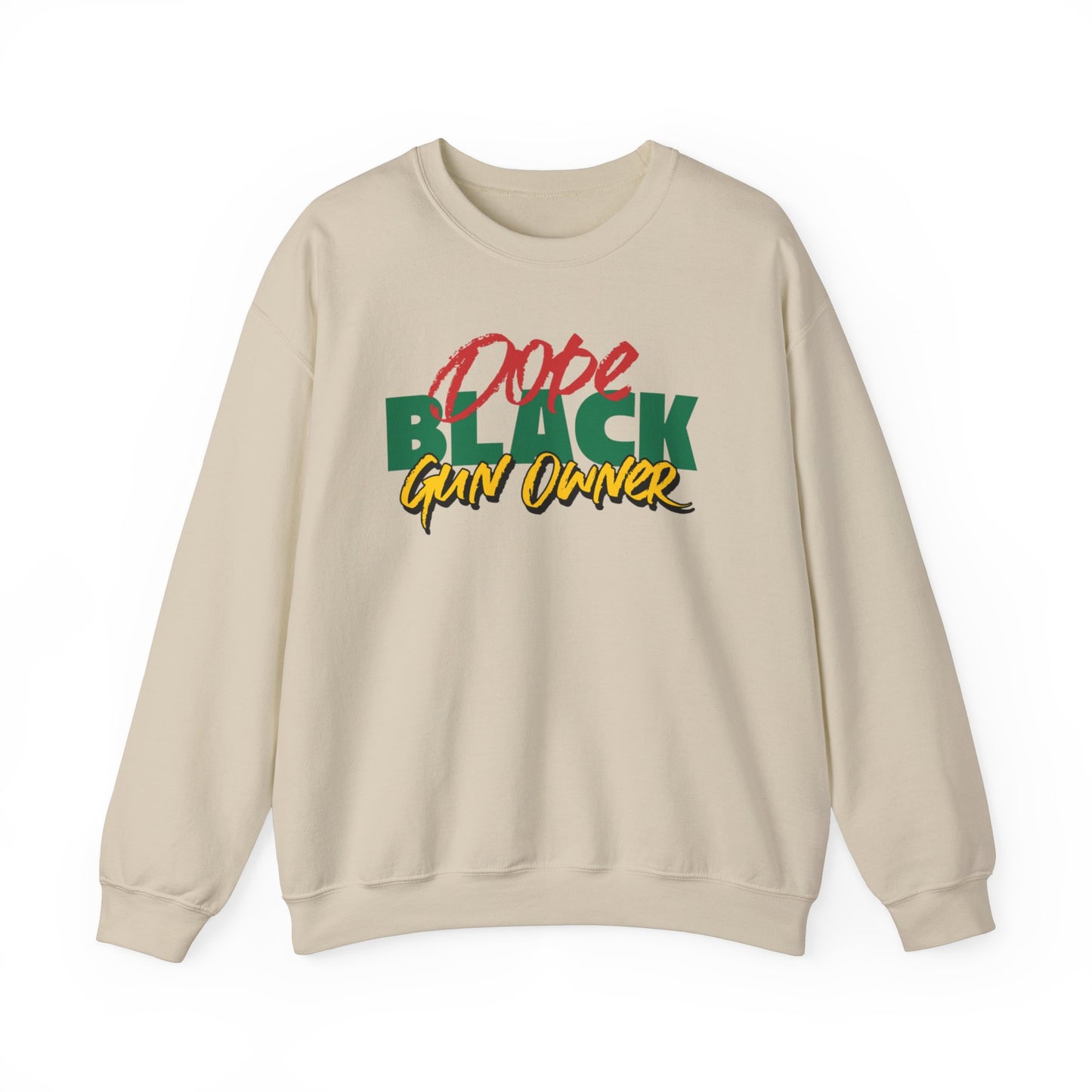 Dope Black Gun Owner Unisex Sweater, Black Self Defense Sweatshirt