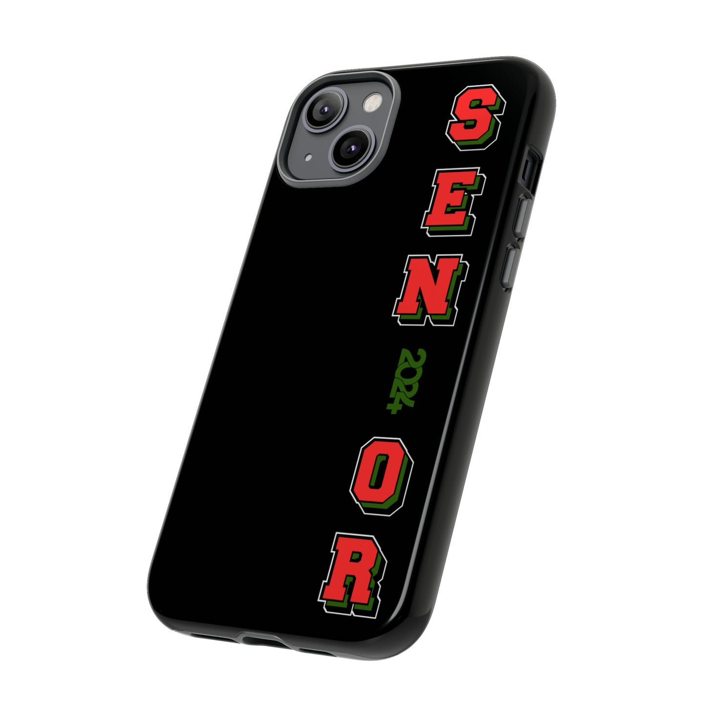 Red Black and Green Pan African Senior Class of 2024 Iconic Double-Layer Phone Case