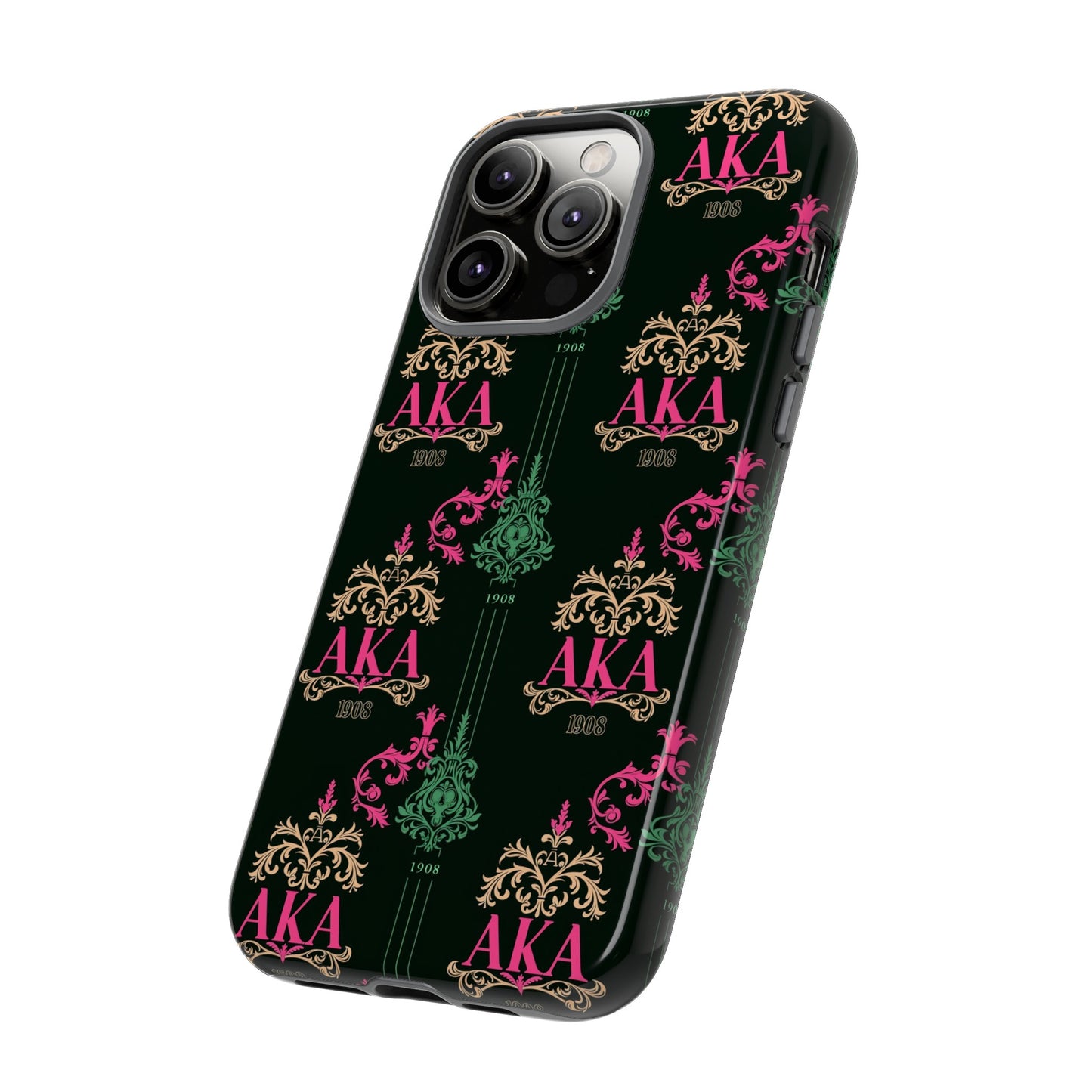 Alpha Kappa Alpha Tough iPhone Case, Dual-Layer Protection