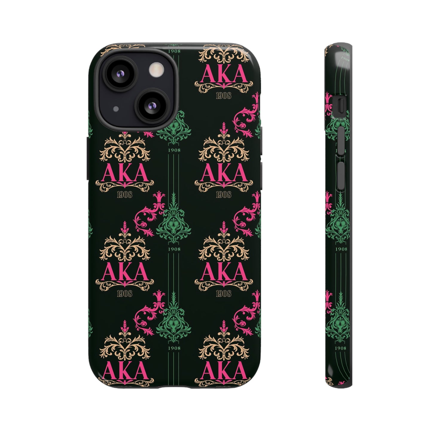 Alpha Kappa Alpha Tough iPhone Case, Dual-Layer Protection