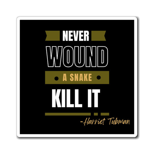 Harriet Tubman Quote Magnets, Black History Month Refidgerator Magnet