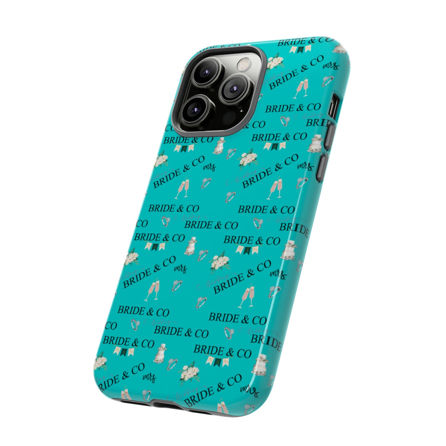 Tiffany Robins Egg Blue Tough iPhone Case, Bridal Tiffany Phone Case Blue Bride Phone Case