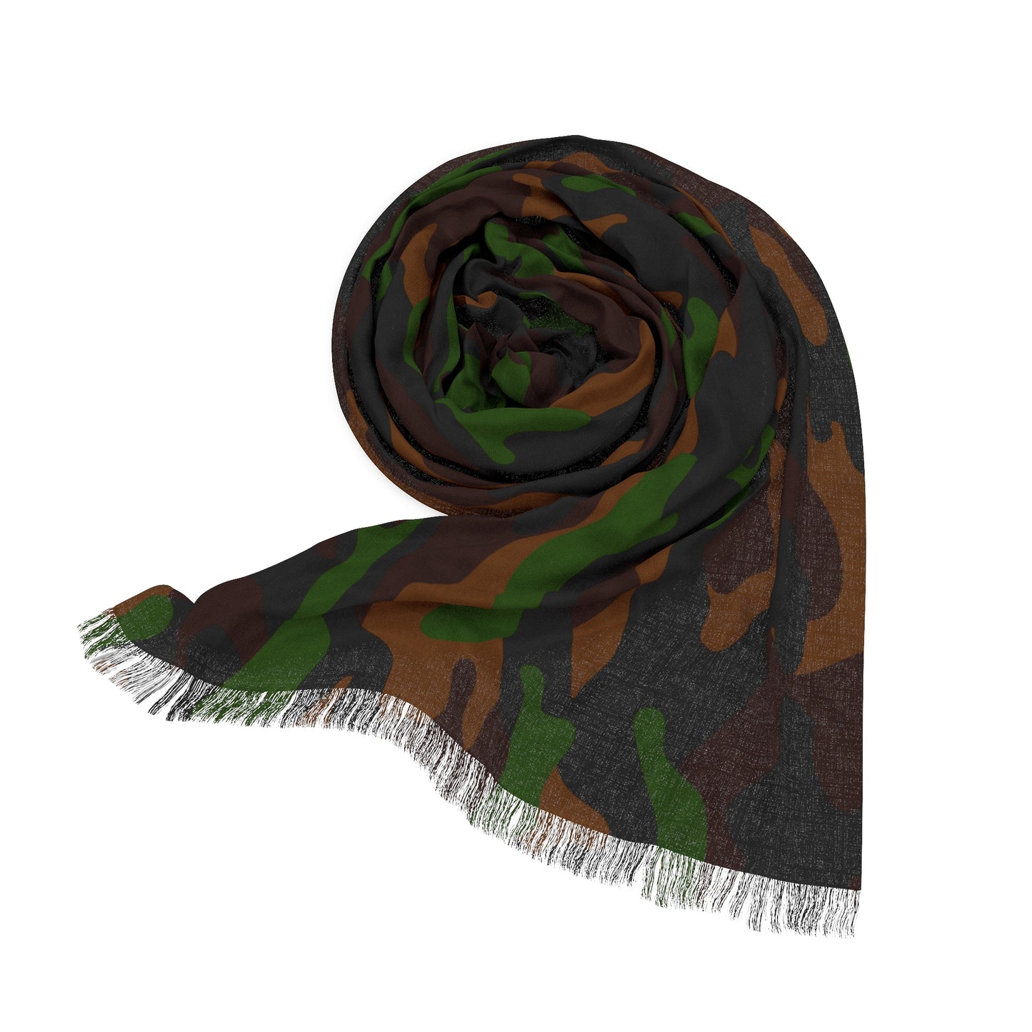 Green Camouflage Light Weight Scarf and/or Beach Cover Up Camouflage Sarong