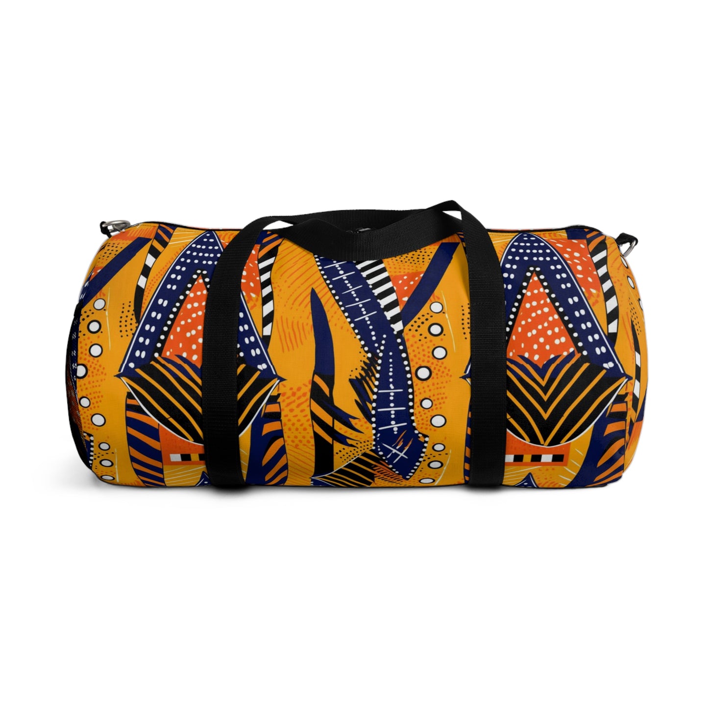 African Kente Inspired Print Duffel Bag ,Ethnic Print Travel Bag