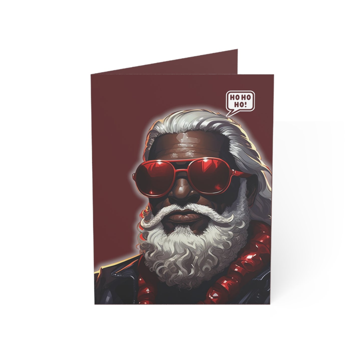 Humorous Sugar Daddy Santa Christmas Card | Sugar Daddy Holiday Humor | Black Santa Christmas Card | Santa Wants Some Cookies Greeting Card