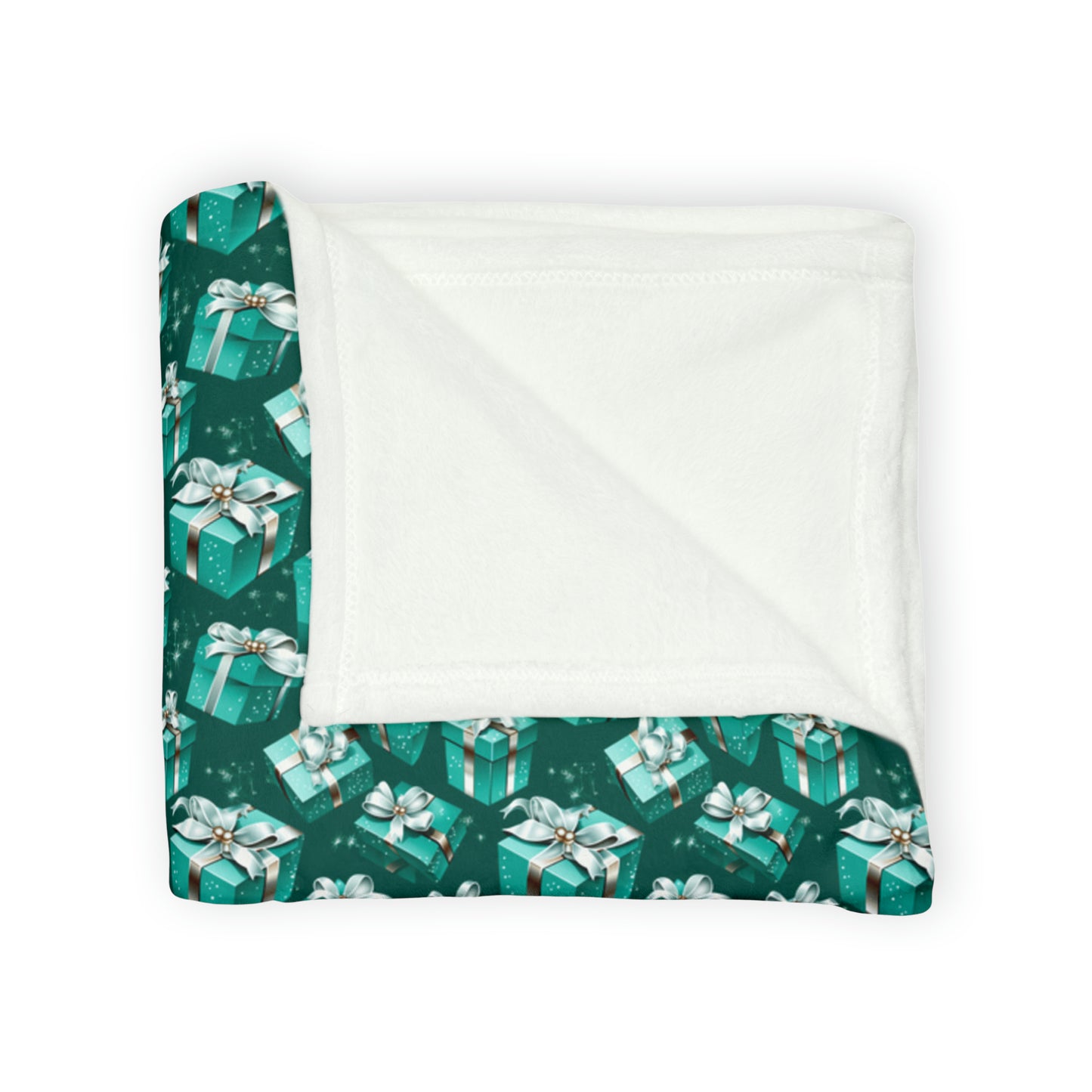 Robin's Egg Blue Throw Cover, Tiffany Inspired Bedroom Decor, Gift Box Throw Cover