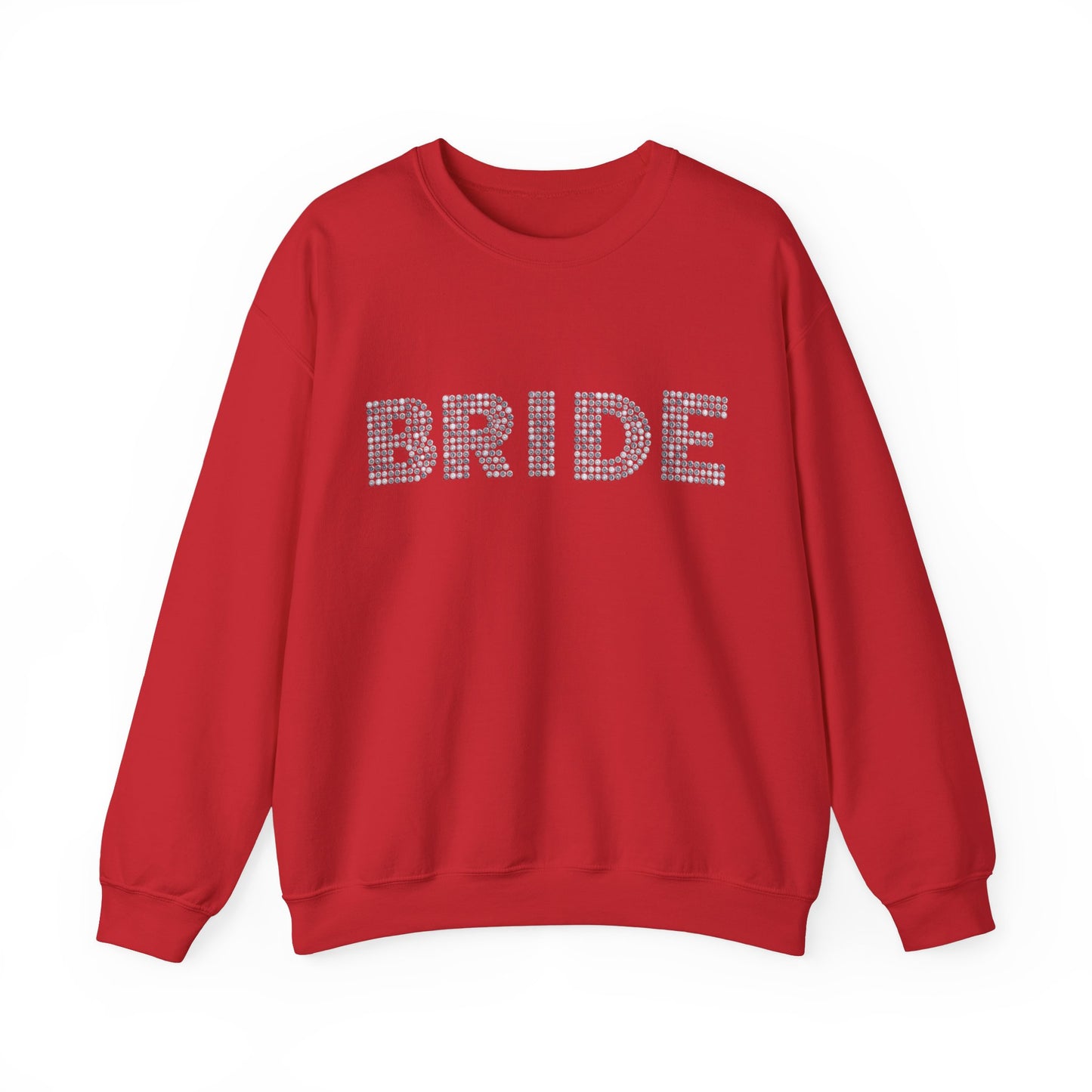 Diamond Print Bride Women's Crewneck Sweatshirt,  Shimmering Elegance Bride To Be Sweatshirt