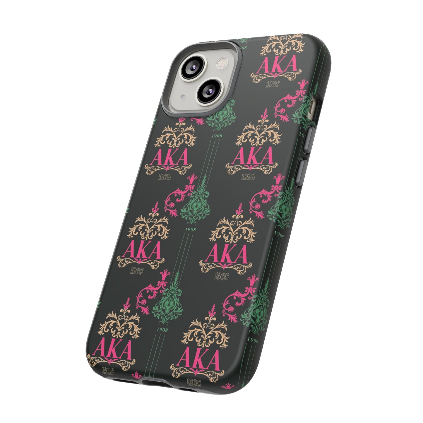 Alpha Kappa Alpha Tough iPhone Case, Dual-Layer Protection