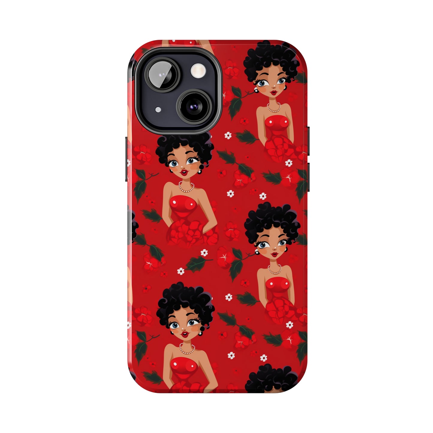 Black Betty Tough iPhone Case, African American Betty Boop iPhone Case