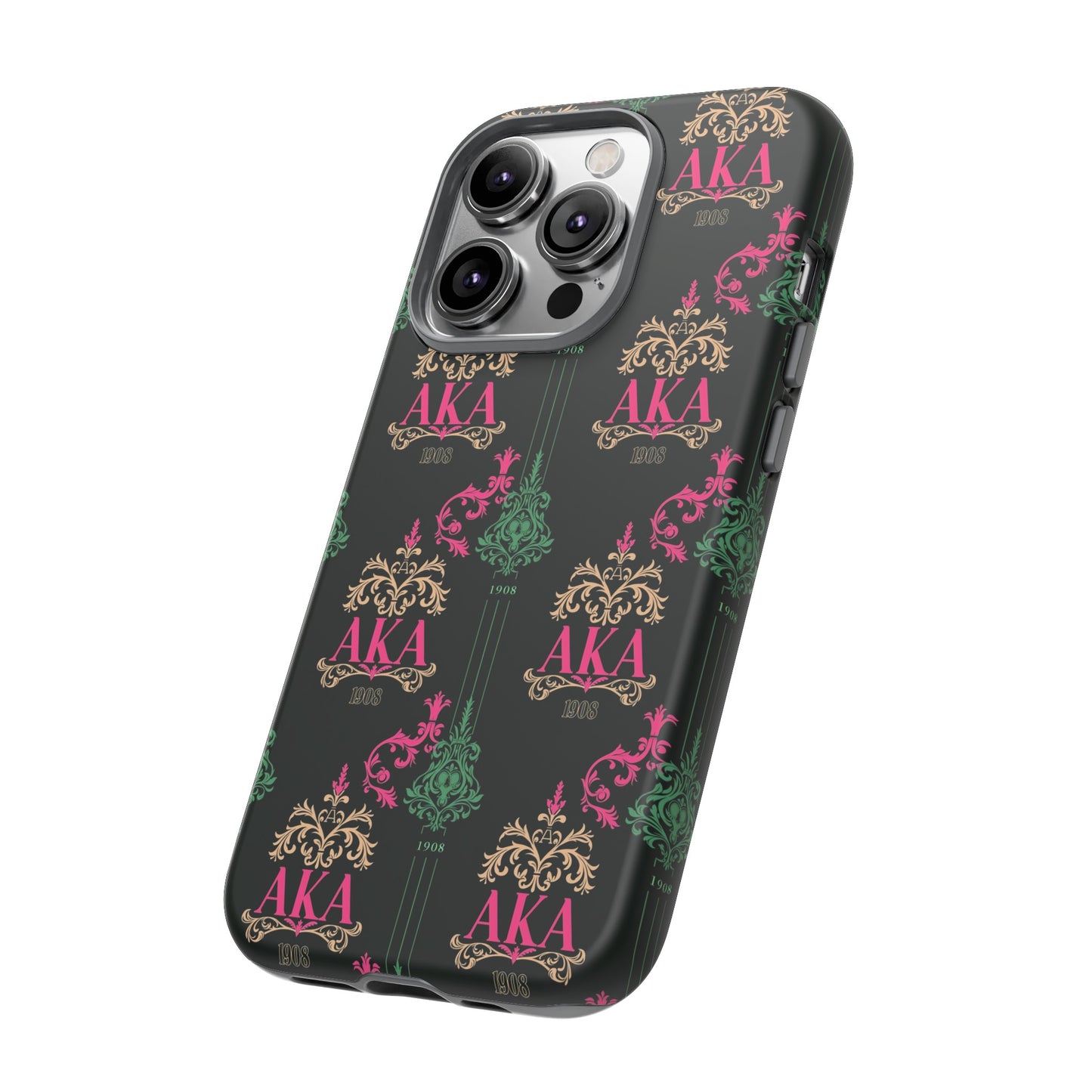 Alpha Kappa Alpha Tough iPhone Case, Dual-Layer Protection