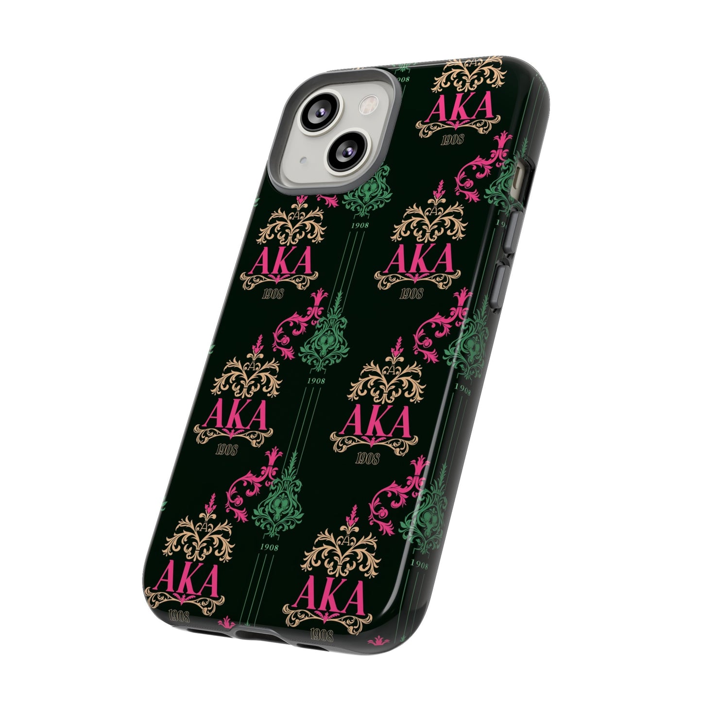 Alpha Kappa Alpha Tough iPhone Case, Dual-Layer Protection