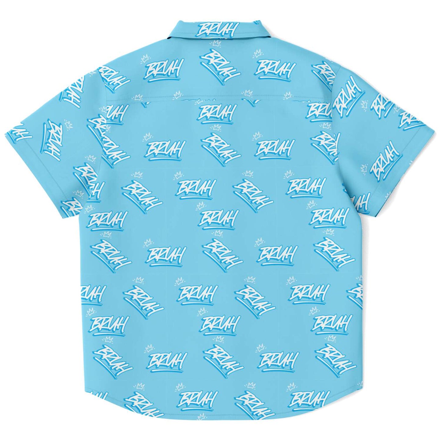 Urban Street Style Bruh/Bro All Over Print Youth Button-Up Shirt