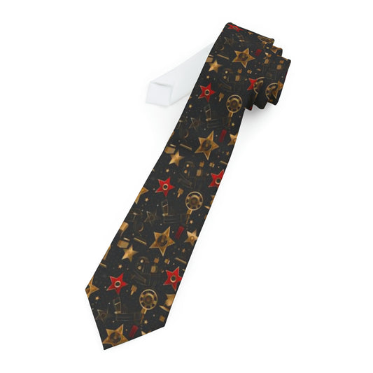 Hollywood-inspired Necktie, Celebrity-themed Men's Business Wear