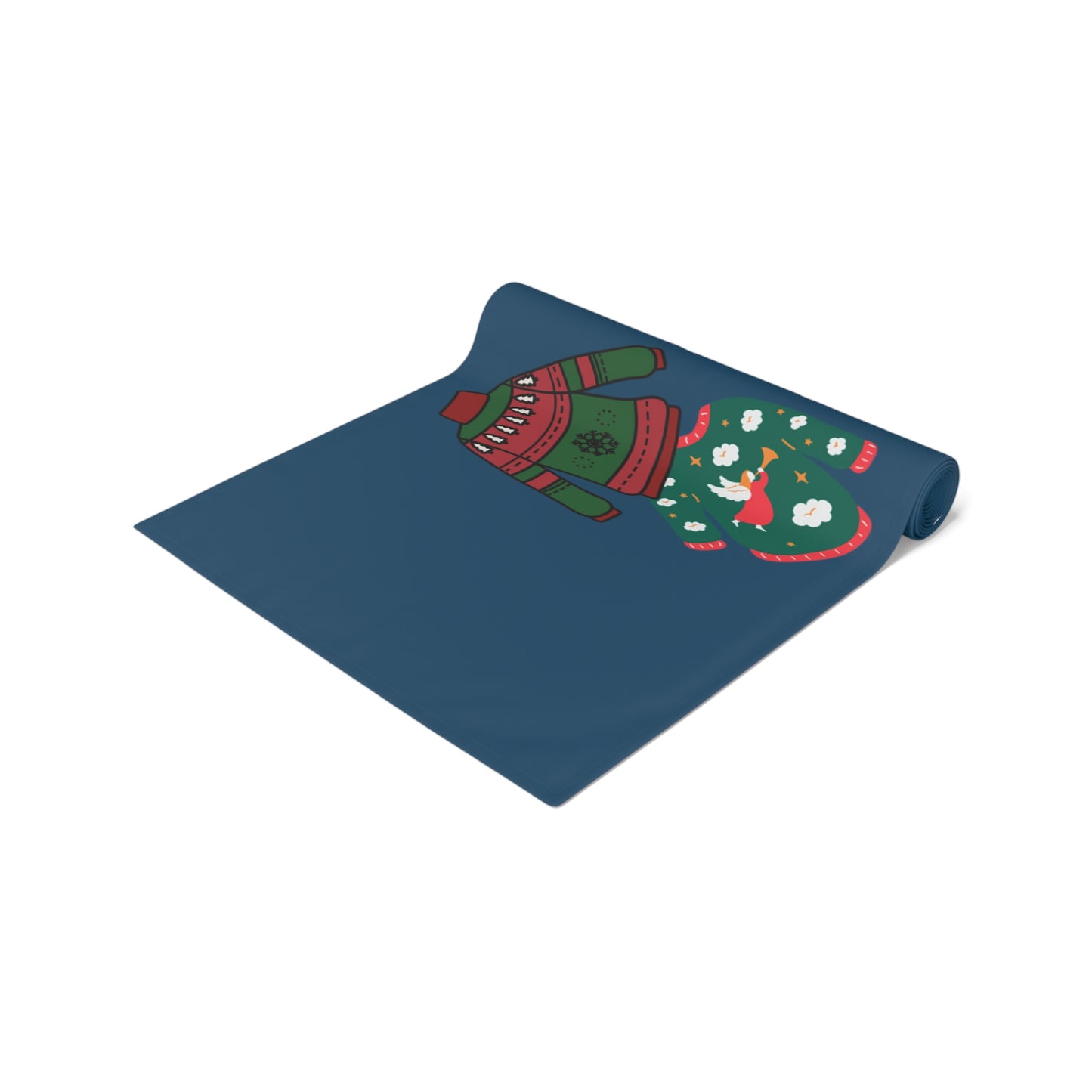 Eat, Drink, and Be Ugly Ugly Sweater Party Table Runner, Christmas Party Textiles