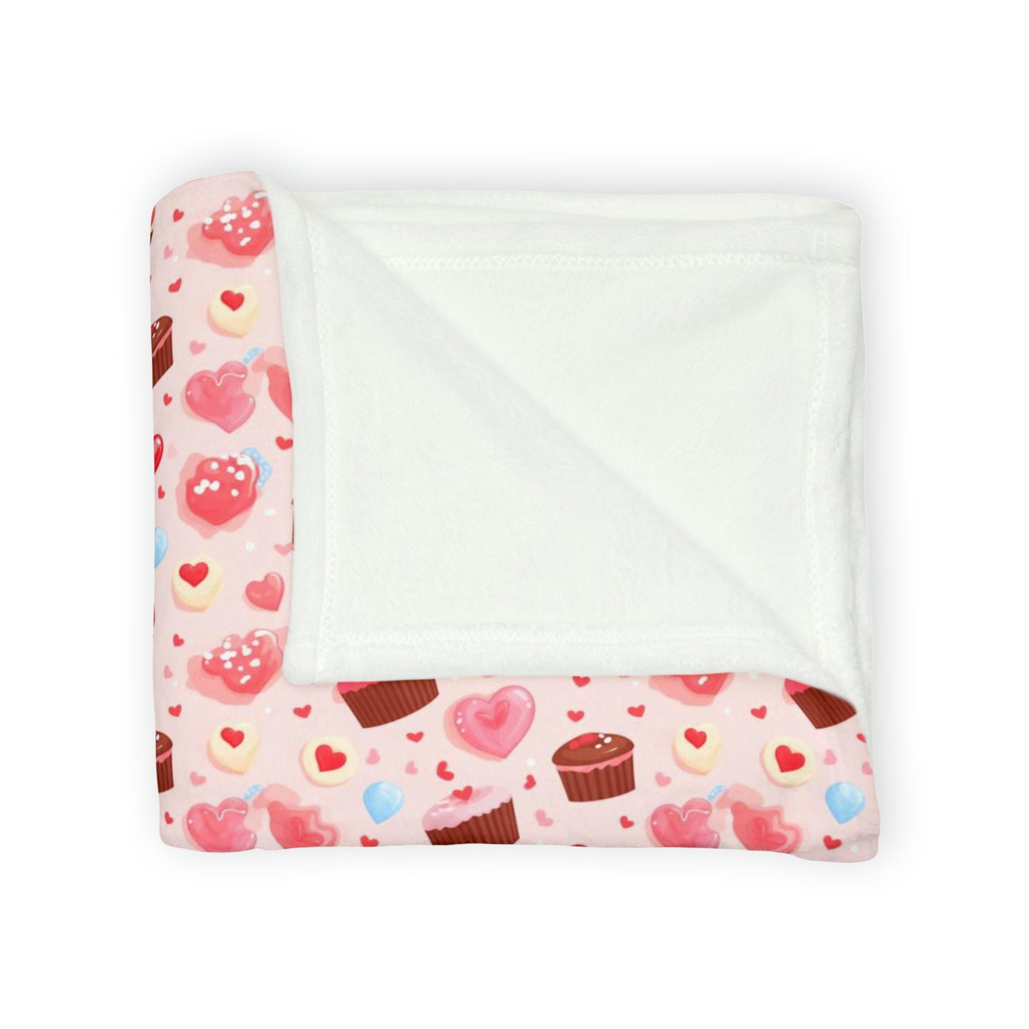 Valentine's Day Throw Cover, Heart-Shaped Chocolates Bedroom Decor