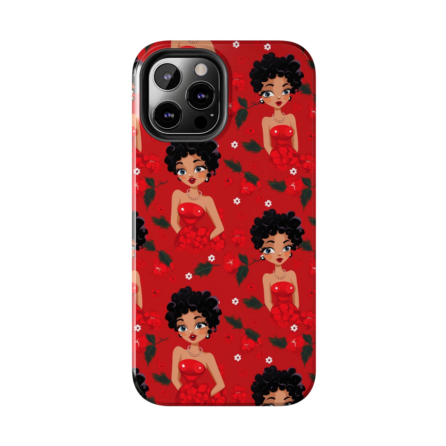 Black Betty Tough iPhone Case, African American Betty Boop iPhone Case