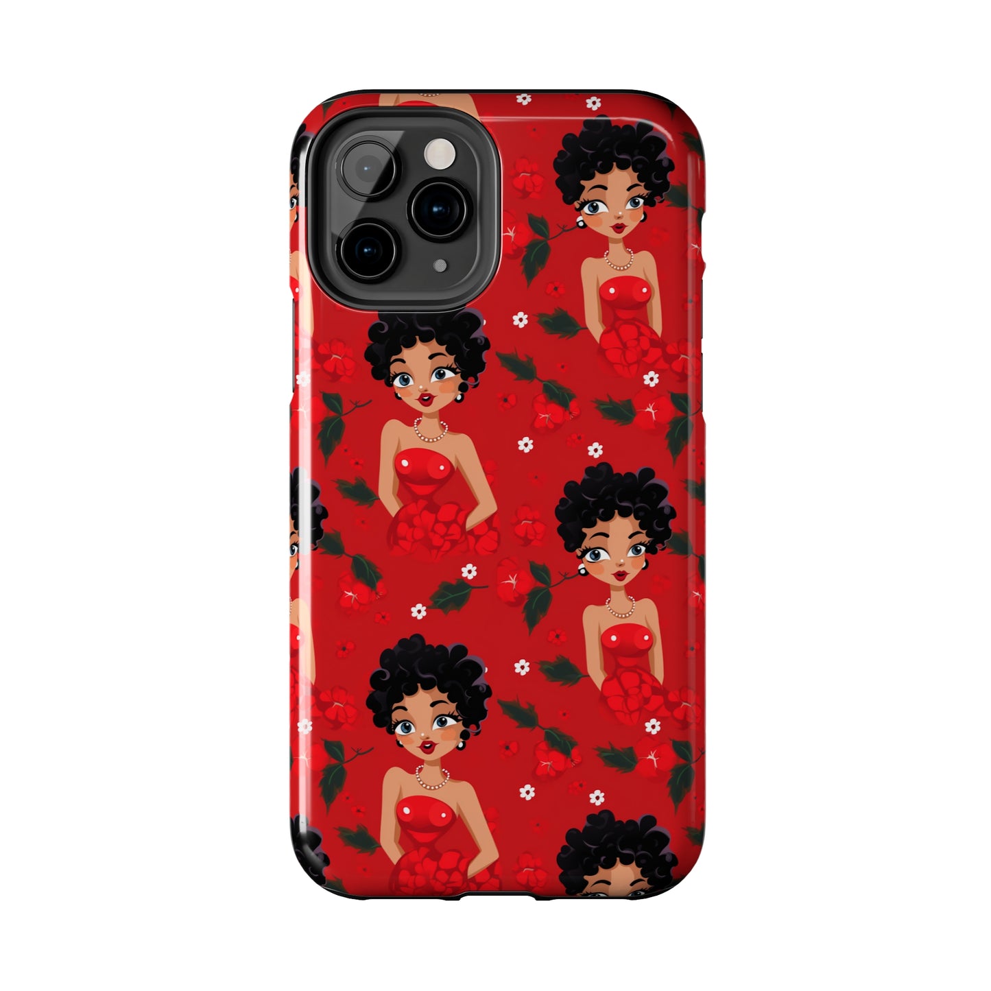 Black Betty Tough iPhone Case, African American Betty Boop iPhone Case