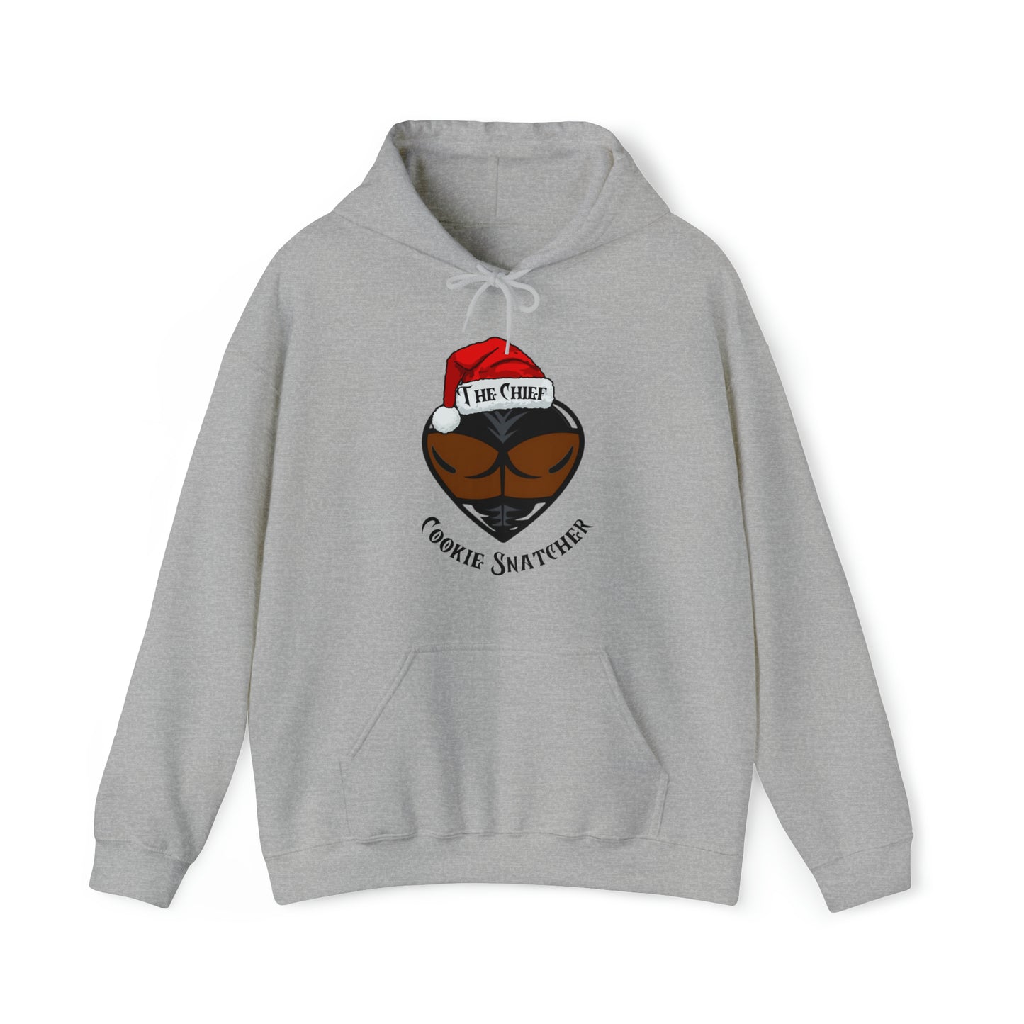 The Chief Chocolate Cookie Snatcher Men's Hoodie, Naughty Christmas Sweater For Chocolate Cookie Lovers