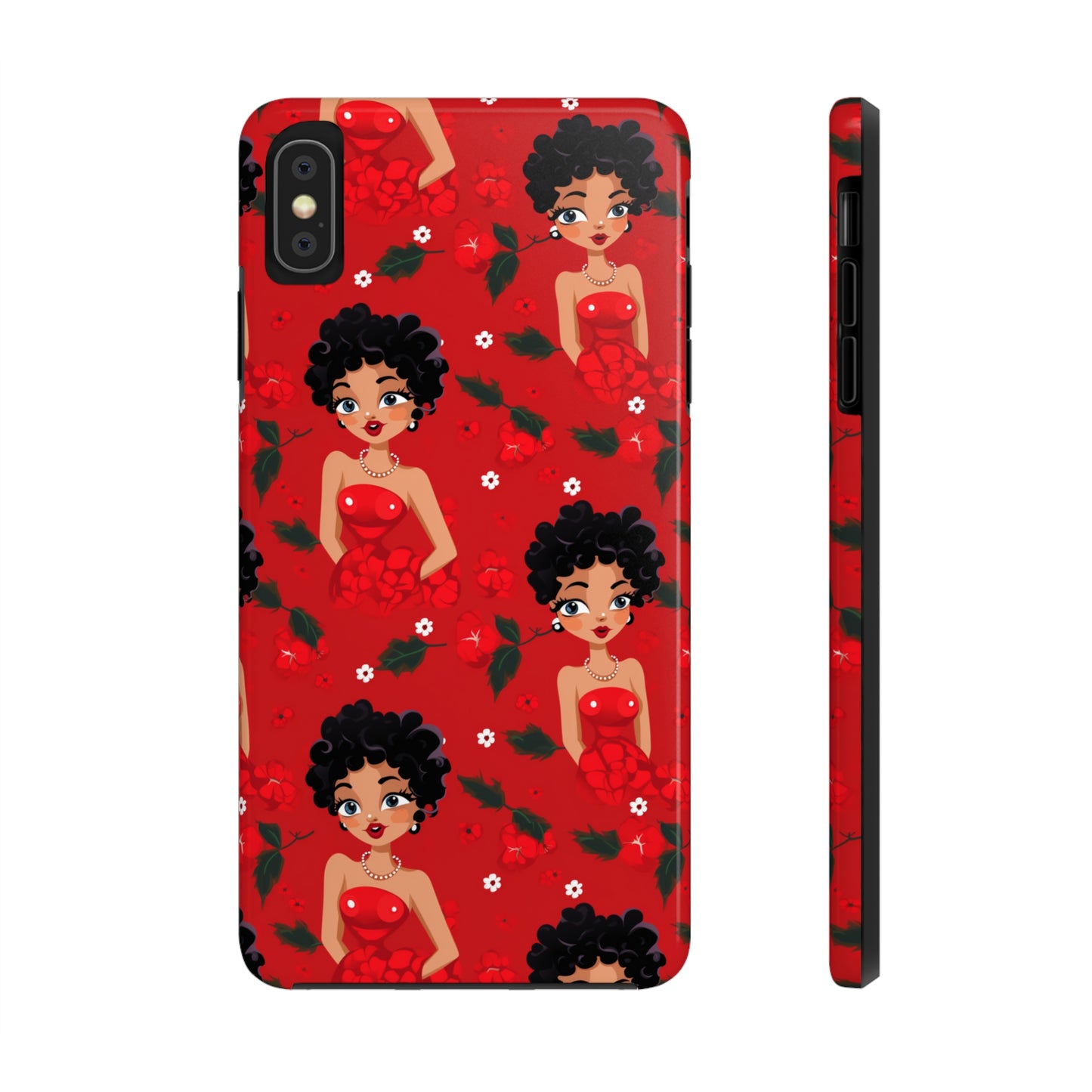 Black Betty Tough iPhone Case, African American Betty Boop iPhone Case