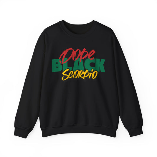 Scorpio Zodiac Crewneck Sweater, Astrology Cozy Fashion