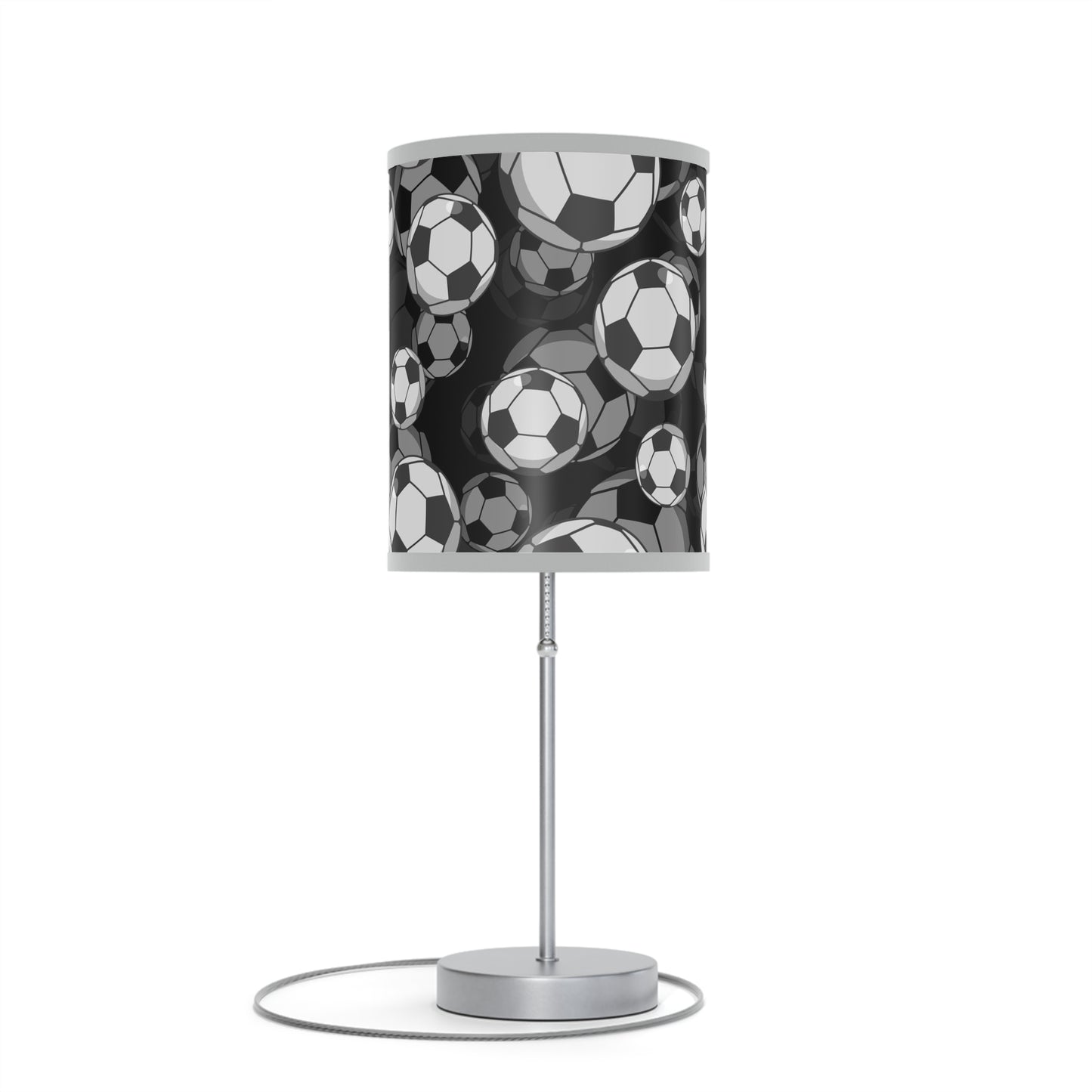 Soccer Fan Table Lamp, Soccer Player Merch, 3D Soccer Lamp Shade, Sports Player Gift - Free Shipping