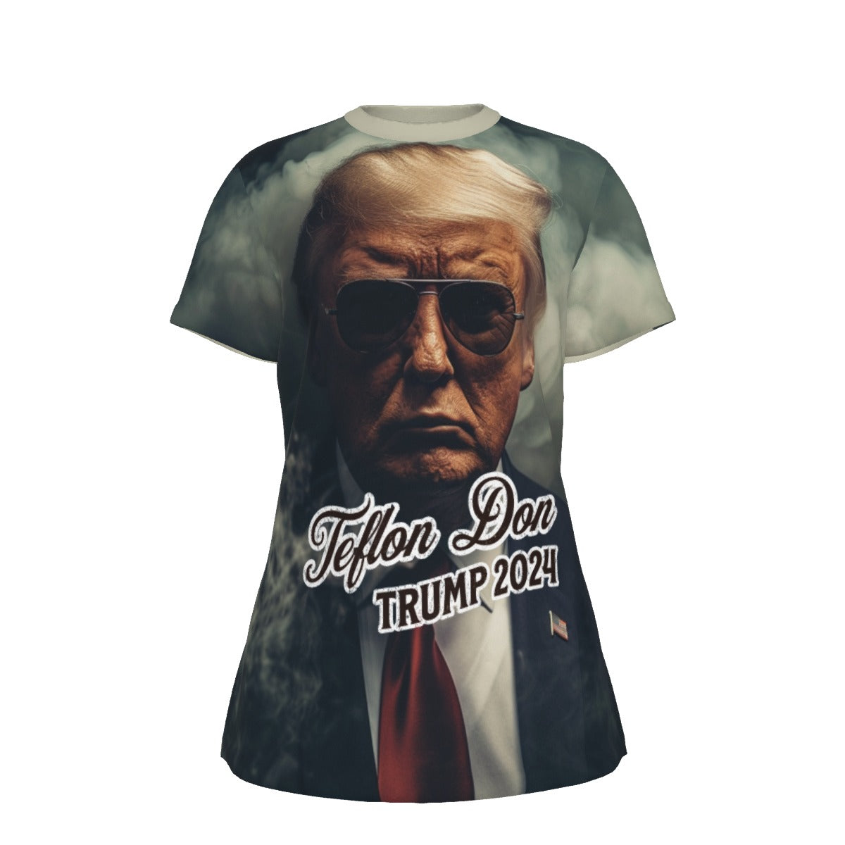 Women's Teflon Don T-Shirt, Donald Trump 2024, Make America Great, Political Shirt, Trump Shot