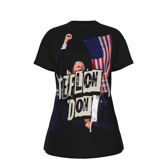 Women's Teflon Don T-Shirt, Donald Trump 2024, Make America Great, Political Shirt