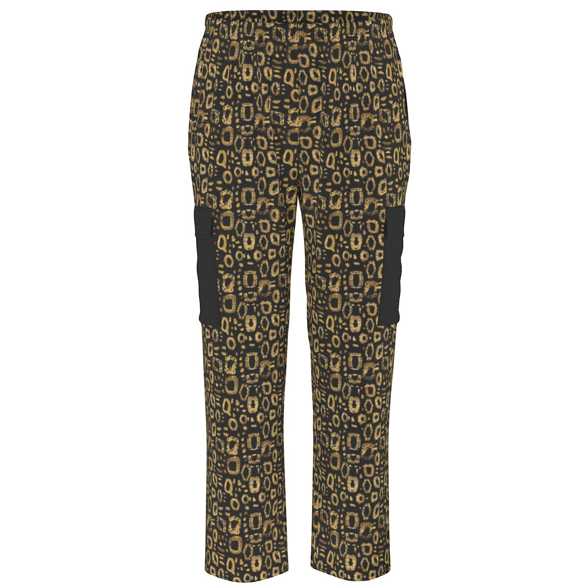 xotic Leopard Print Unisex Scrub Set, Durable Birdseye Fabric Medical Uniform