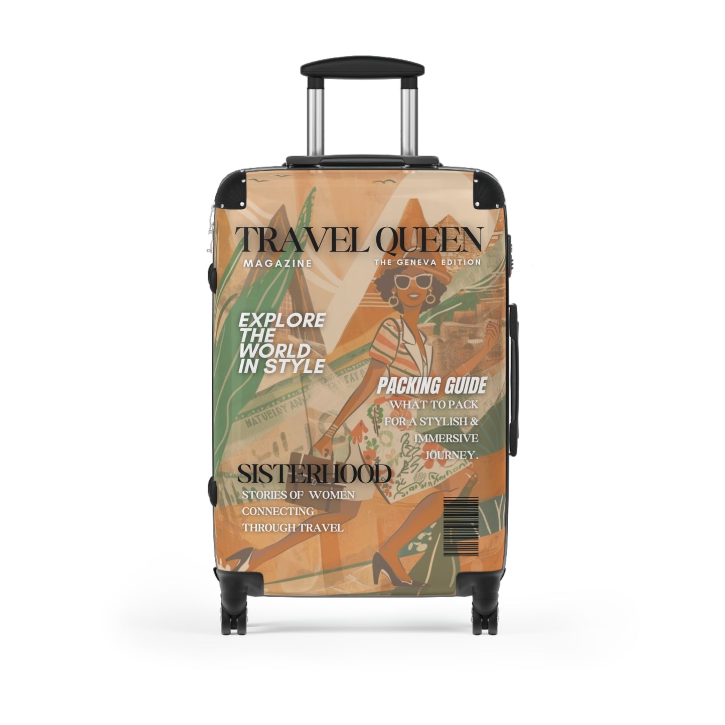 Customizable Travel Queen Rolling Luggage -Personalized Travel Bag