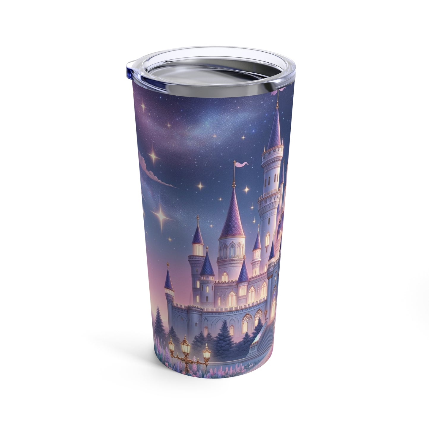 Magical Princess Castle 20oz Tumbler, Unicorn Fantasy Cup, Enchanted Castle Drinkware