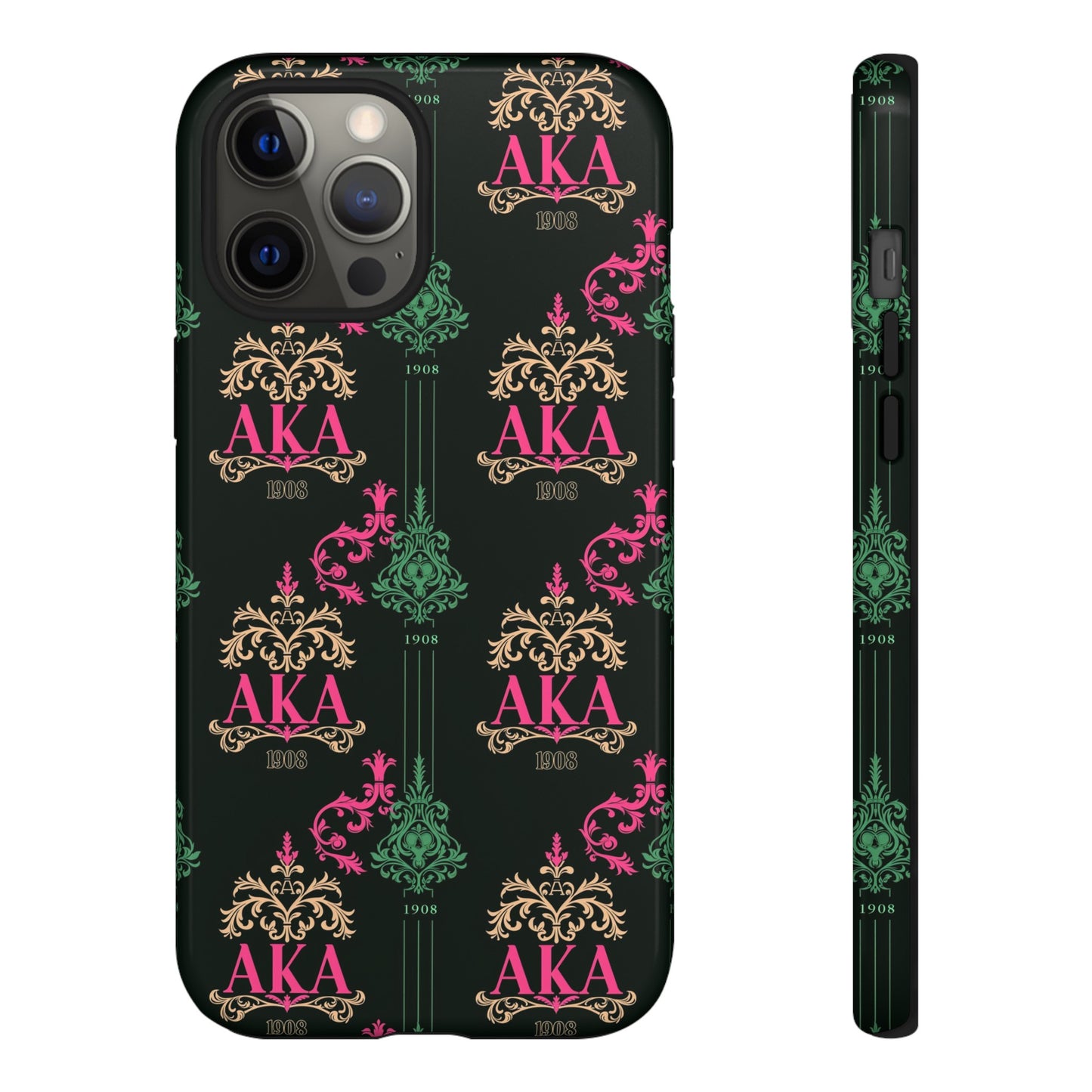 Alpha Kappa Alpha Tough iPhone Case, Dual-Layer Protection