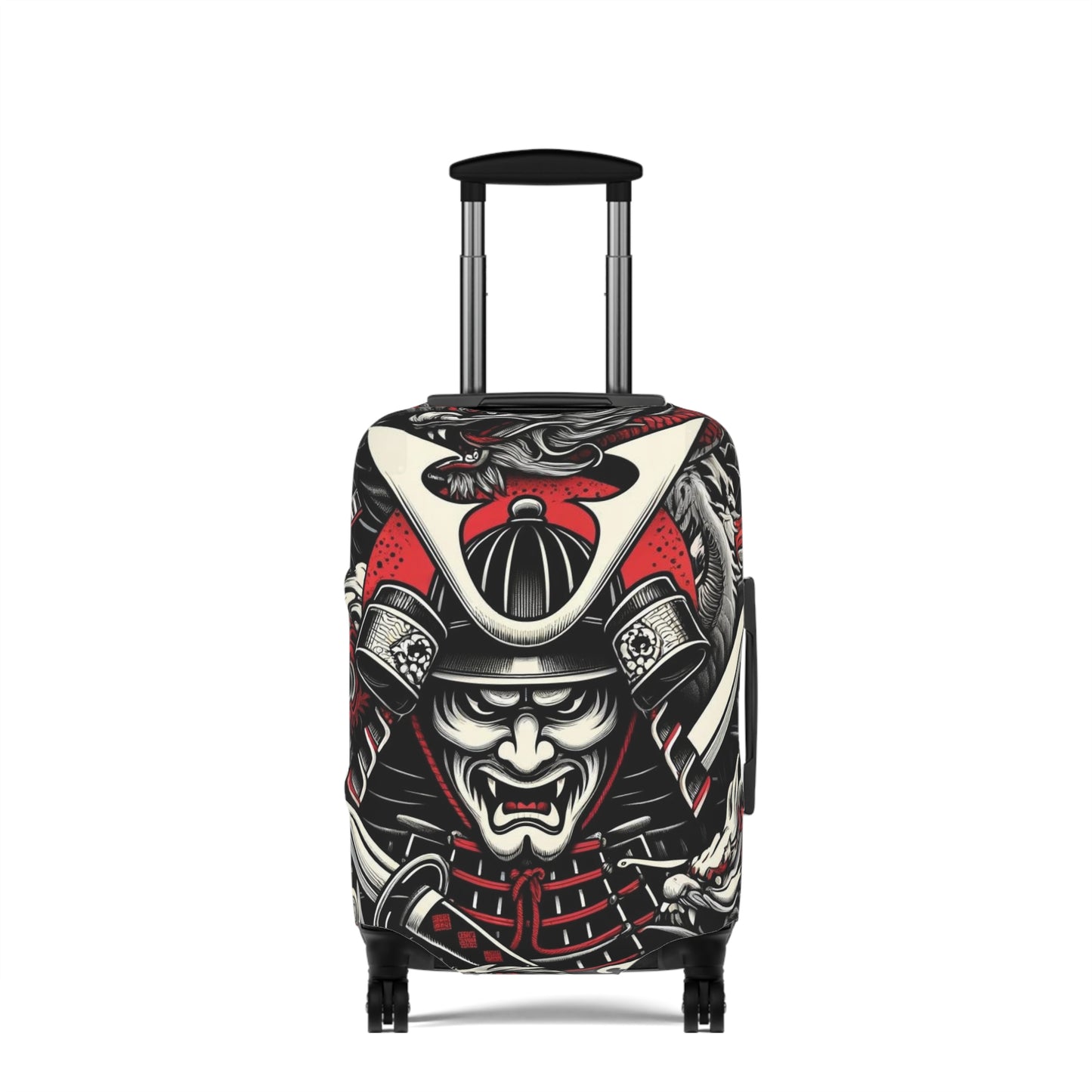 Samurai Warrior Luggage Cover, Japanese Art Design,Travel Protector