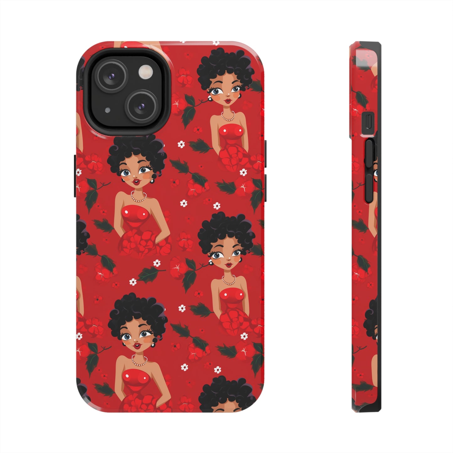 Black Betty Tough iPhone Case, African American Betty Boop iPhone Case