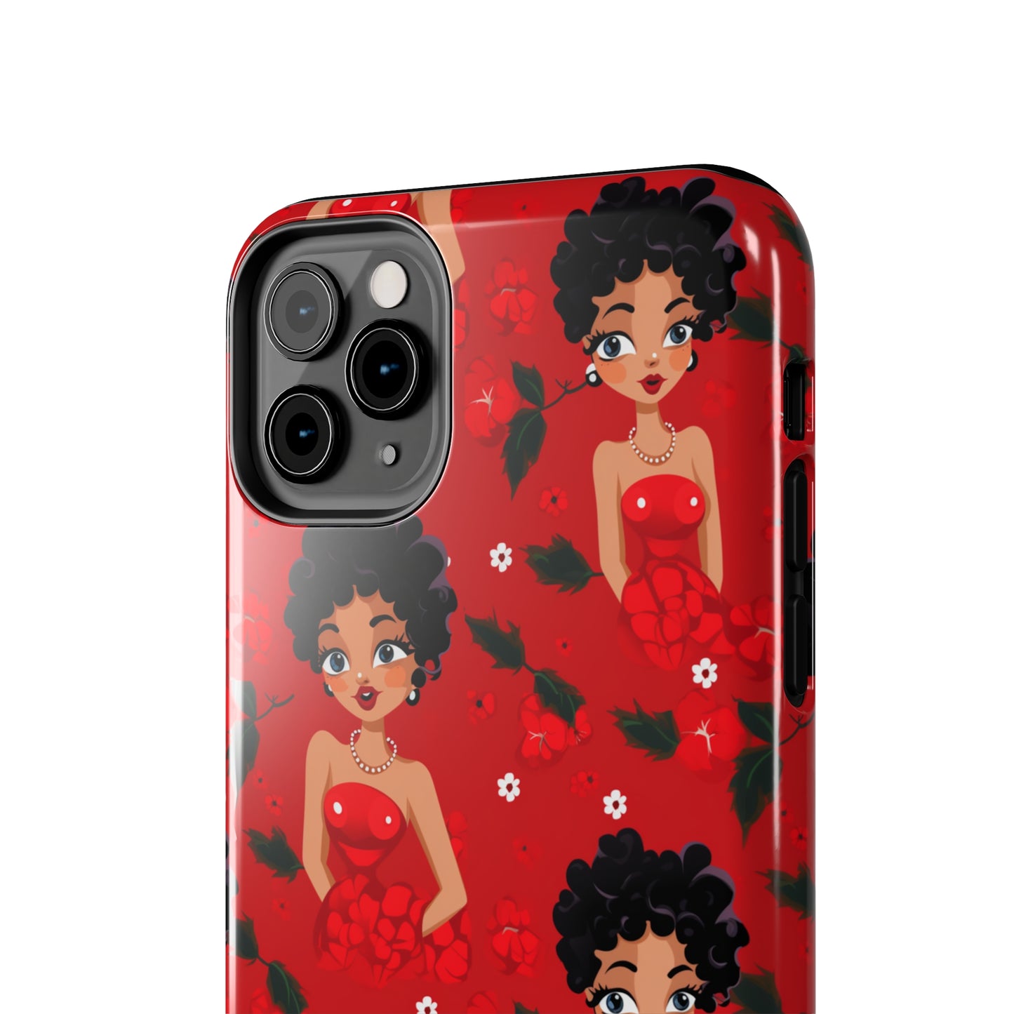 Black Betty Tough iPhone Case, African American Betty Boop iPhone Case