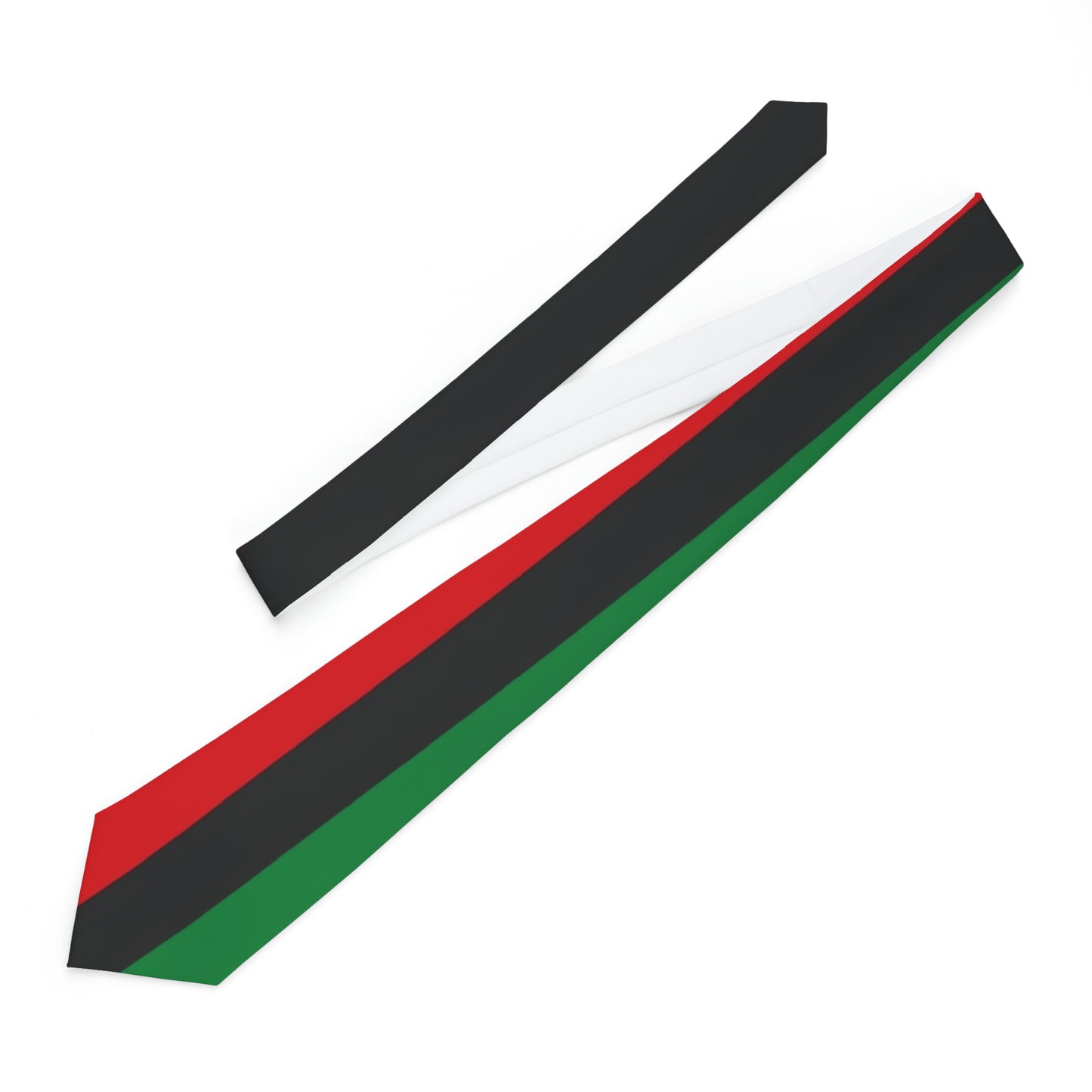 Red Black and Green Men's Tie, Marcus Garvey Pan African Men's Apparel