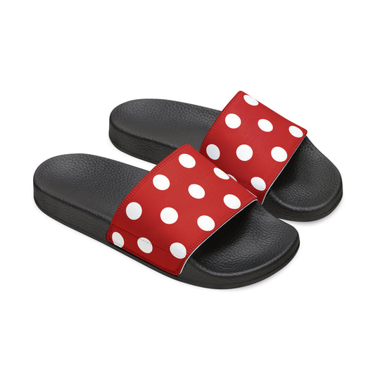 Youth Polka Dot Slide Sandals, Children's casual shoes, Children's beach shoes