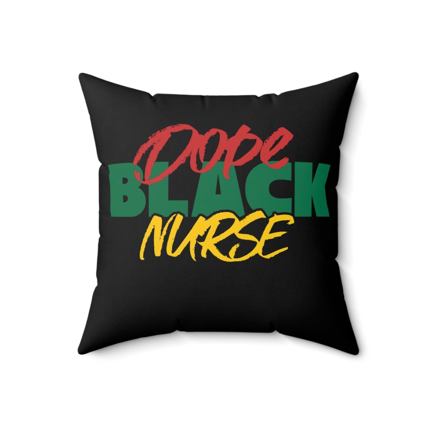 Dope Black Nurse Indoor Pillow, Nursing Student Unique Home Decor, Nurse Appreciation Gift