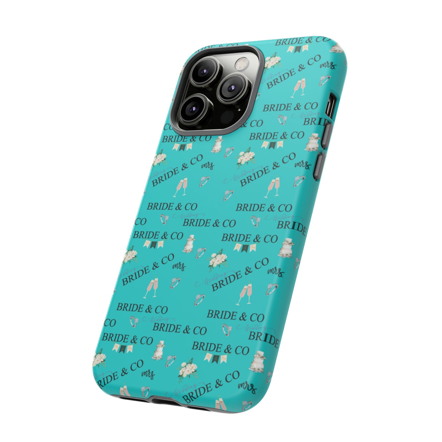 Tiffany Robins Egg Blue Tough iPhone Case, Bridal Tiffany Phone Case Blue Bride Phone Case