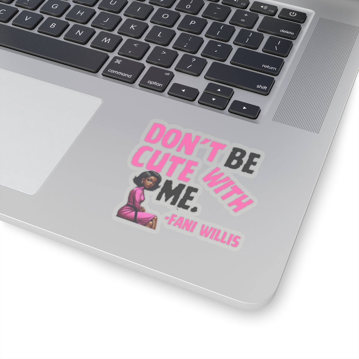 Pack of 5 - Don't Be Cute With Me Quote, Fani Willis Court Case Sticker Pack, Black Women Clap Back Vinyl Decals, Fani Willis Stickers