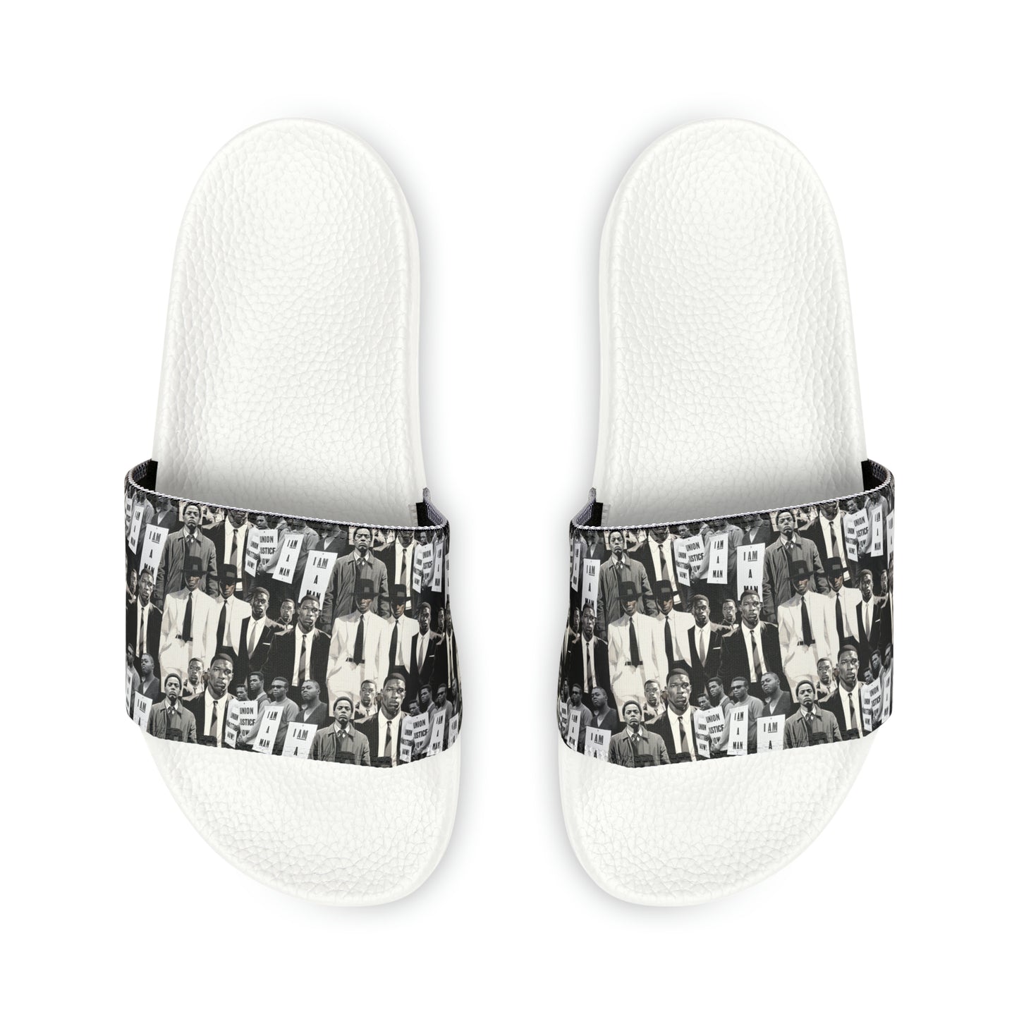 Civil Rights Black History Men's Slide Sandals, Civil Rights Symbol