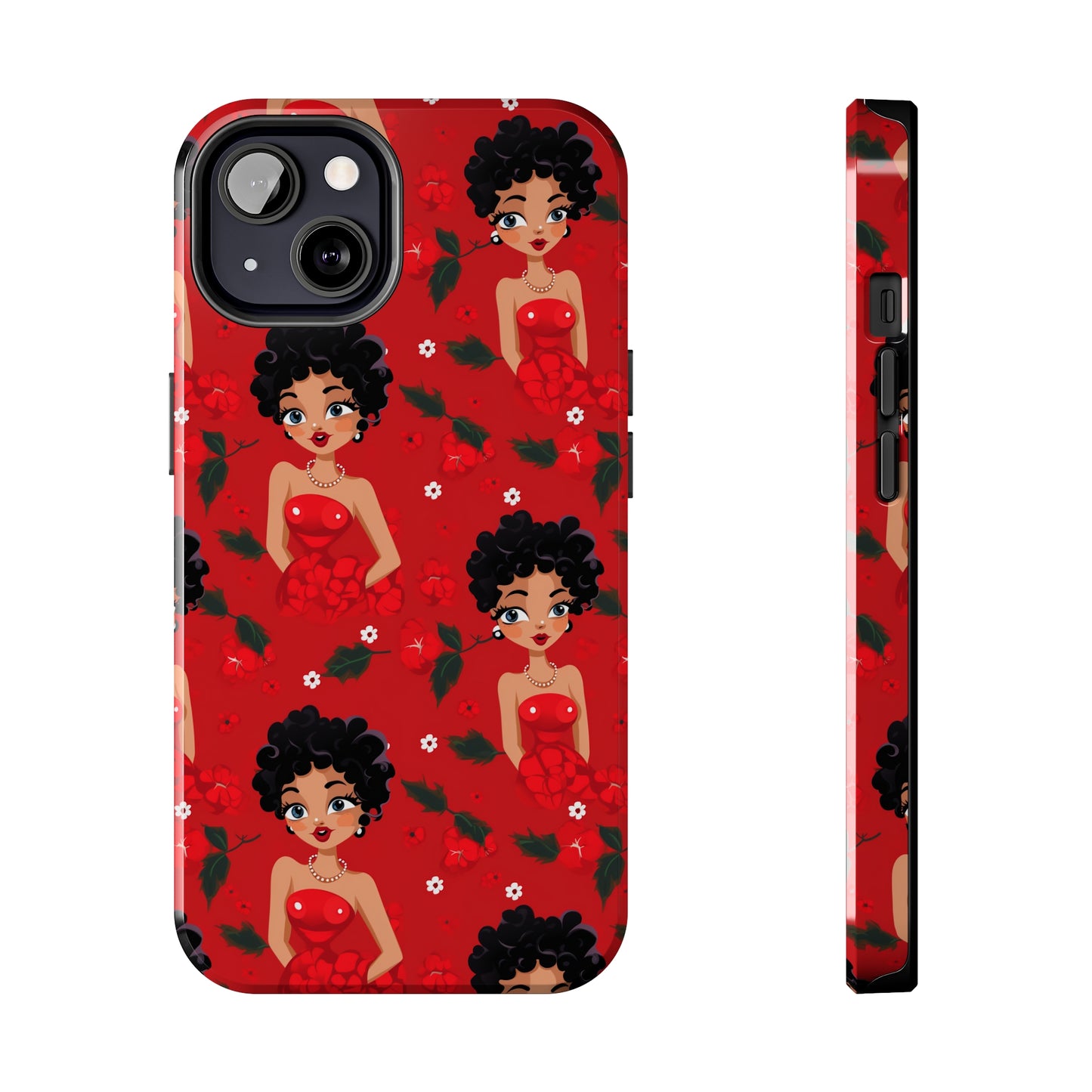 Black Betty Tough iPhone Case, African American Betty Boop iPhone Case