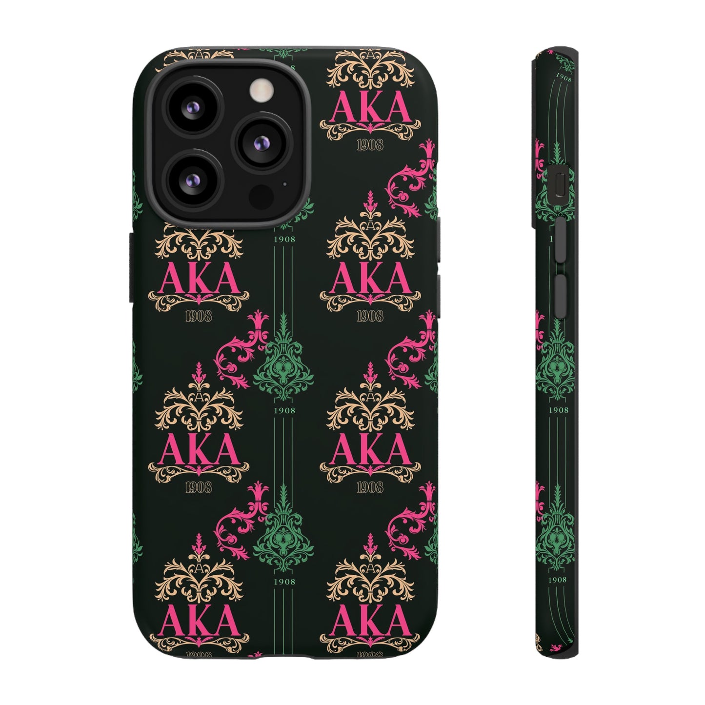 Alpha Kappa Alpha Tough iPhone Case, Dual-Layer Protection