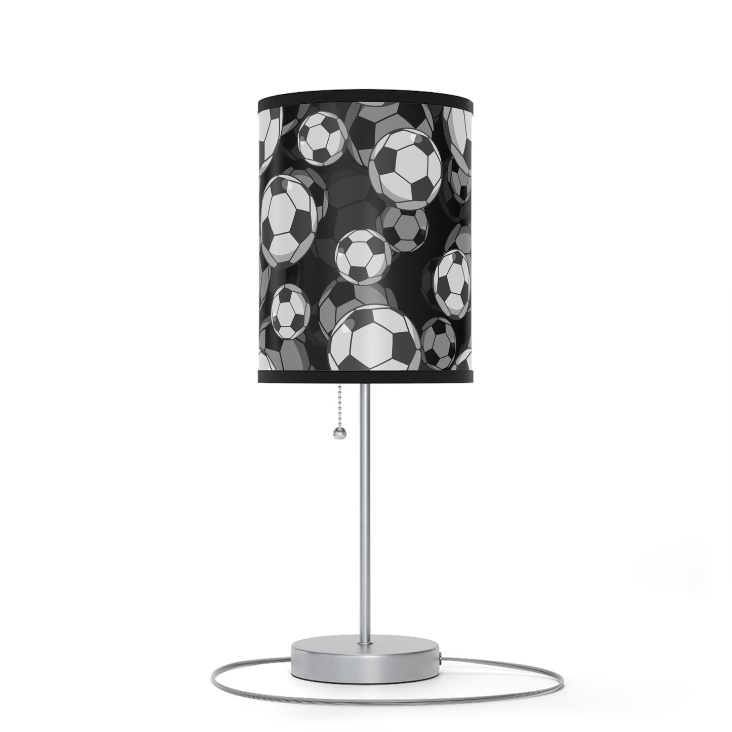 Soccer Fan Table Lamp, Soccer Player Merch, 3D Soccer Lamp Shade, Sports Player Gift - Free Shipping