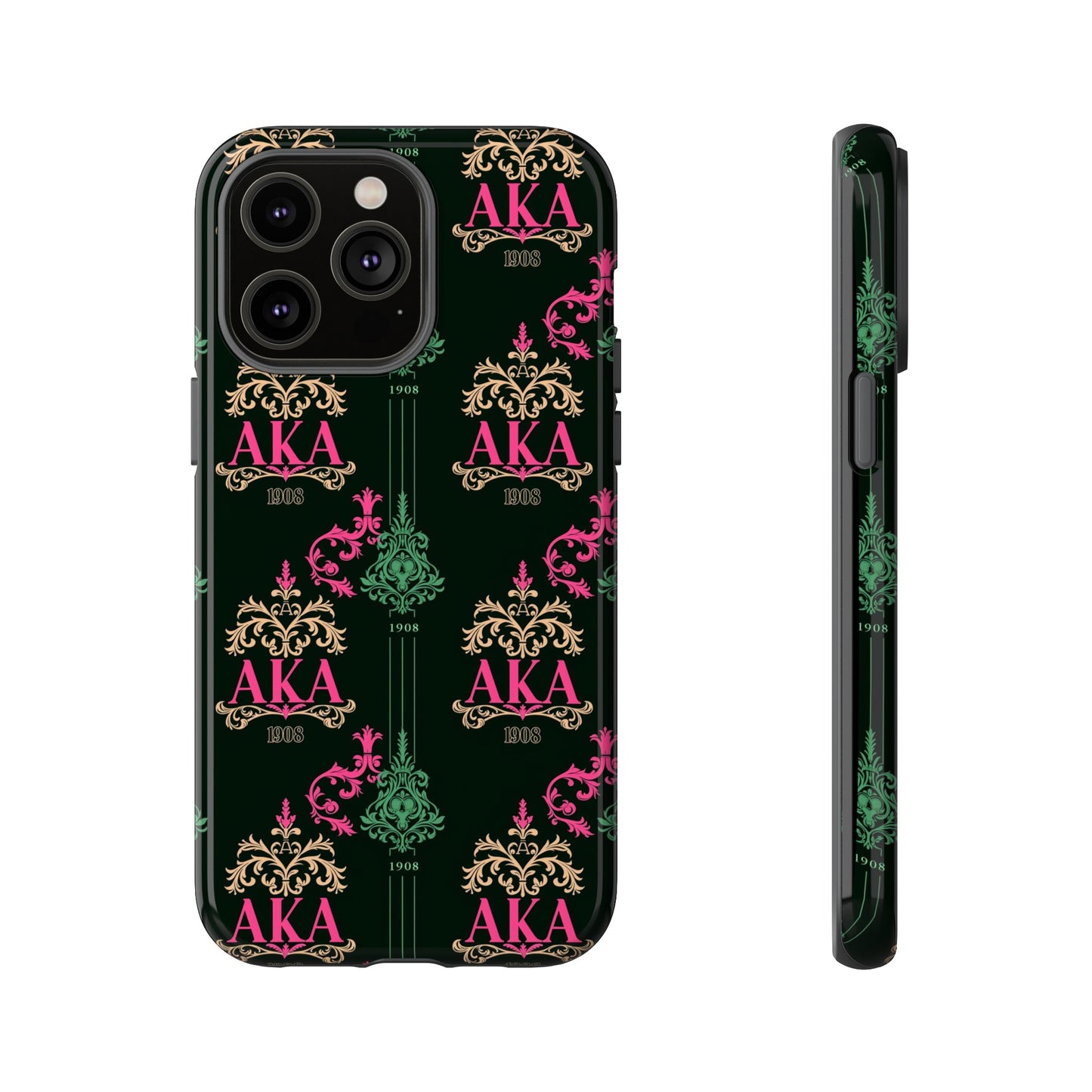 Alpha Kappa Alpha Tough iPhone Case, Dual-Layer Protection