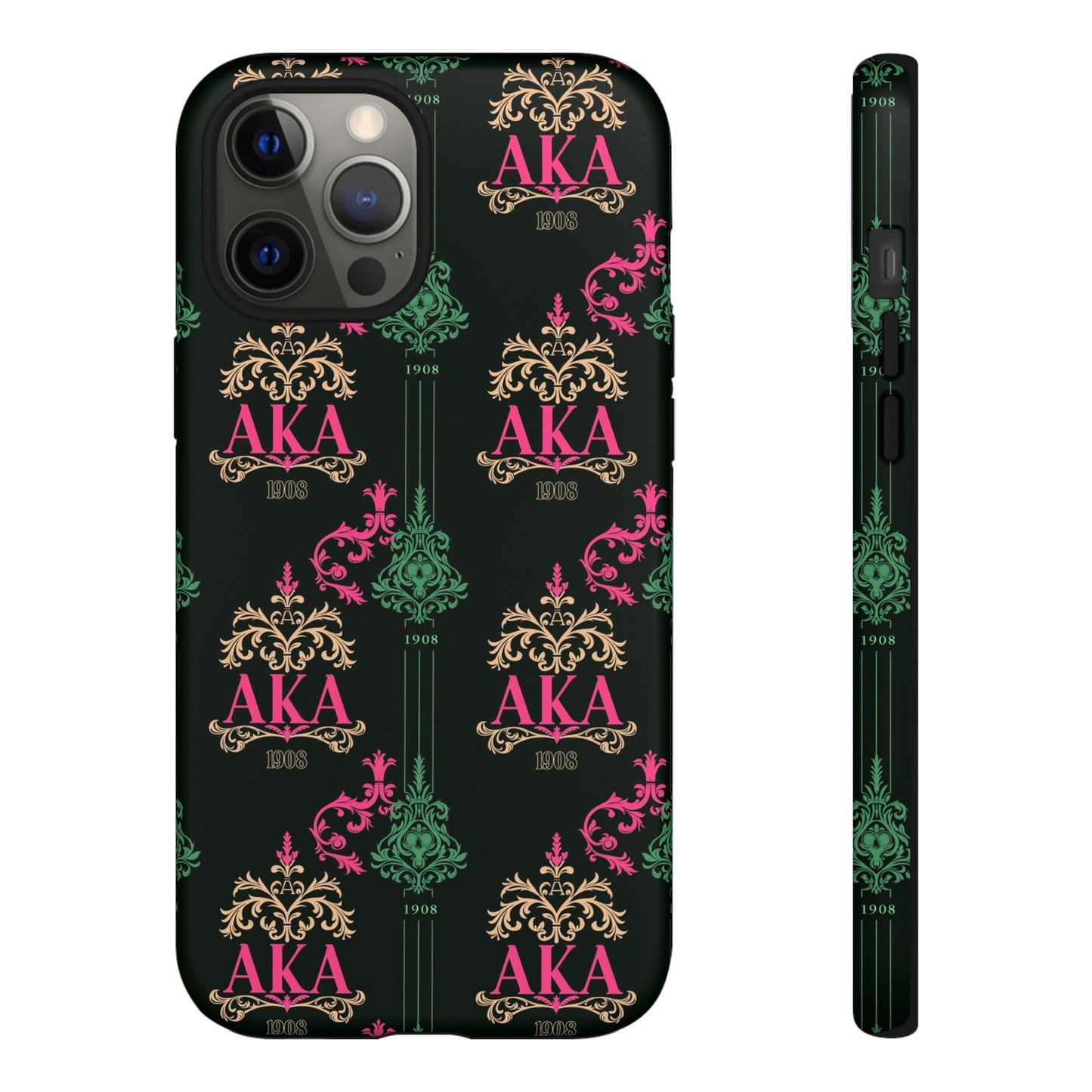 Alpha Kappa Alpha Tough iPhone Case, Dual-Layer Protection