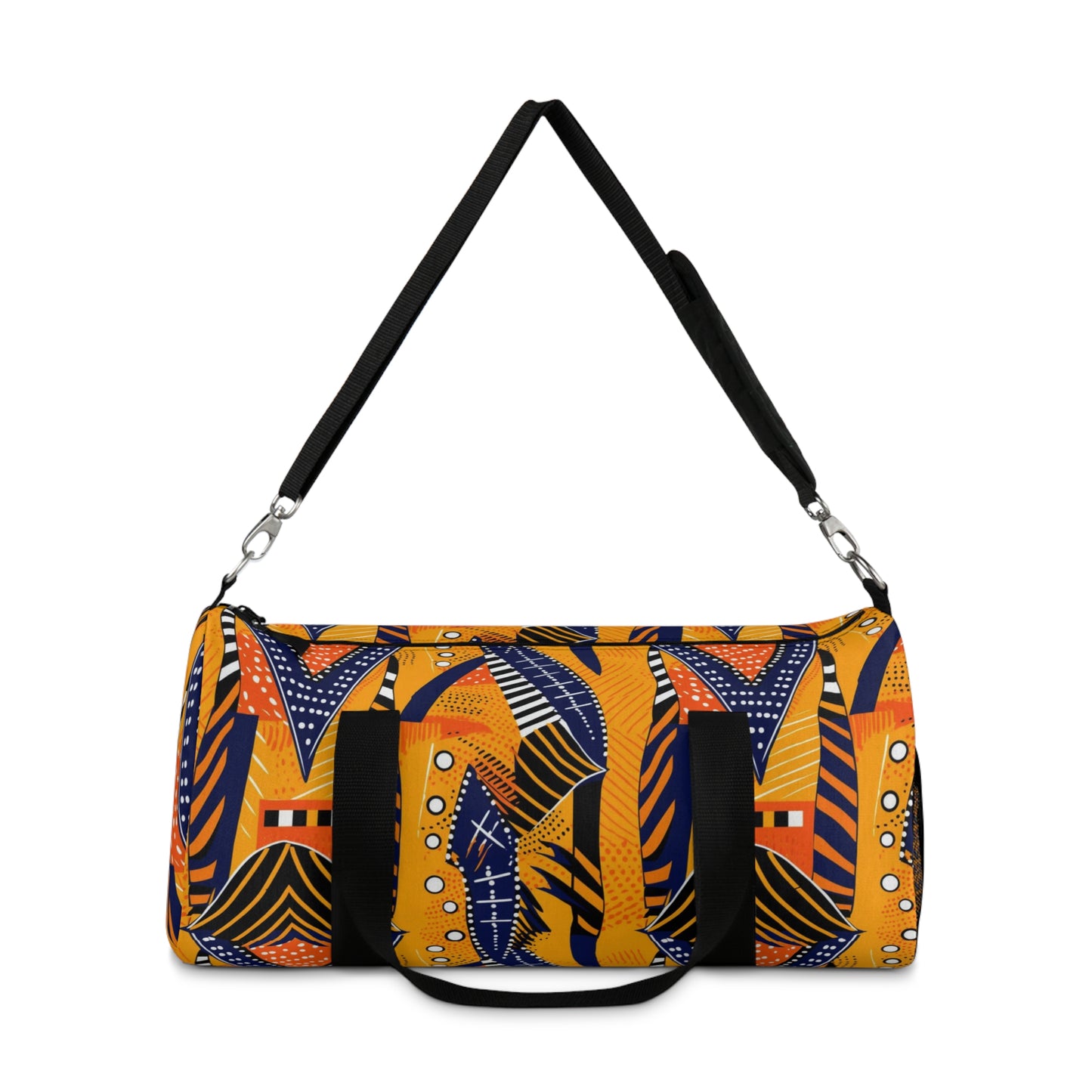 African Kente Inspired Print Duffel Bag ,Ethnic Print Travel Bag